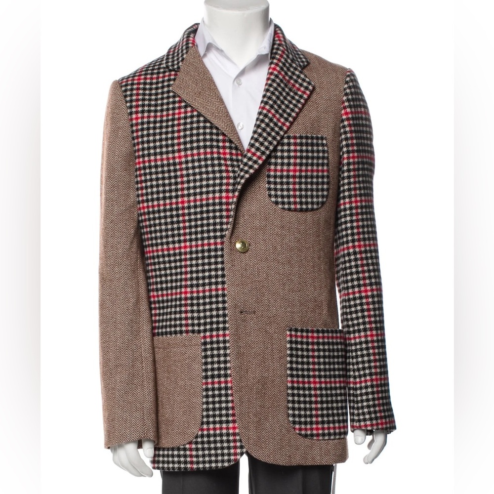Rowing Blazers x Target Patchwork Herringbone Blazer Jacket Mens XXL Sport Coat